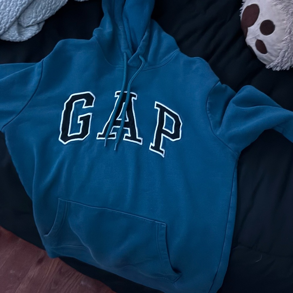 GAP Teal Hoodie with Logo